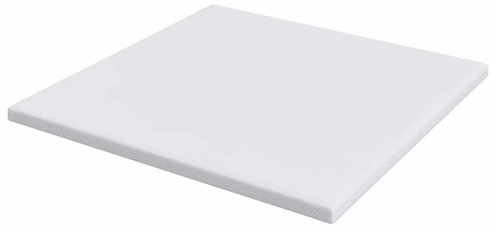 vidaXL Στρώματα Λευκό 200 x 200 cm 100% ύφασμα πολυεστέρα με τζακάρ