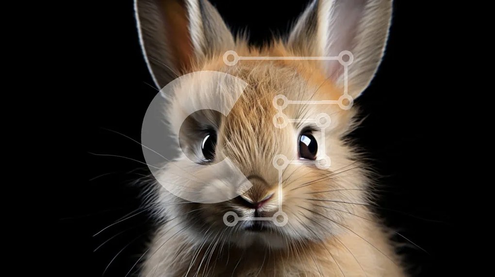 Σετ των 2 Intra Συλλεκτικό Ξύλινο Παζλ Plywood  4mm - Καφέ κουνέλι με μακριά αυτιά και αφράτη ουρά Σε Ξύλινο Κουτί - Διαστάσεις: 10x10 cm – 25 κομμάτια