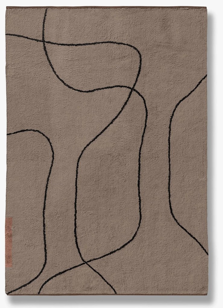 Χαλί Shadow XL Καφέ 100% Βαμβάκι W140 x L200 cm METTE DITMER