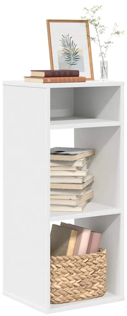 ντουλάπι βιβλίων vidaXL Λευκό 34x31x80 cm Κατασκευασμένο ξύλο