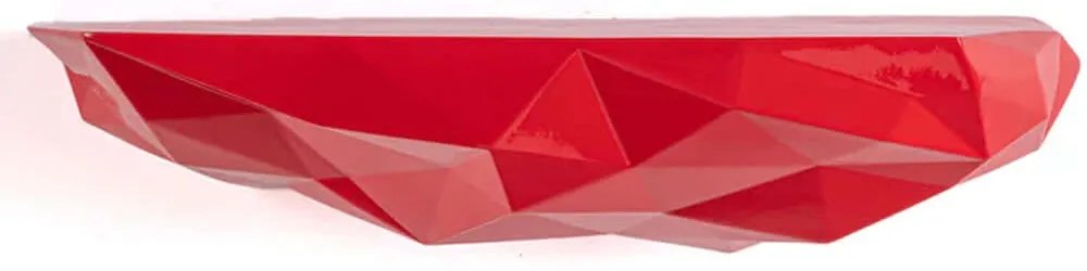 Ράφι Τοίχου Space Rock 11027 37,7x16,8x7,9cm Red Seletti