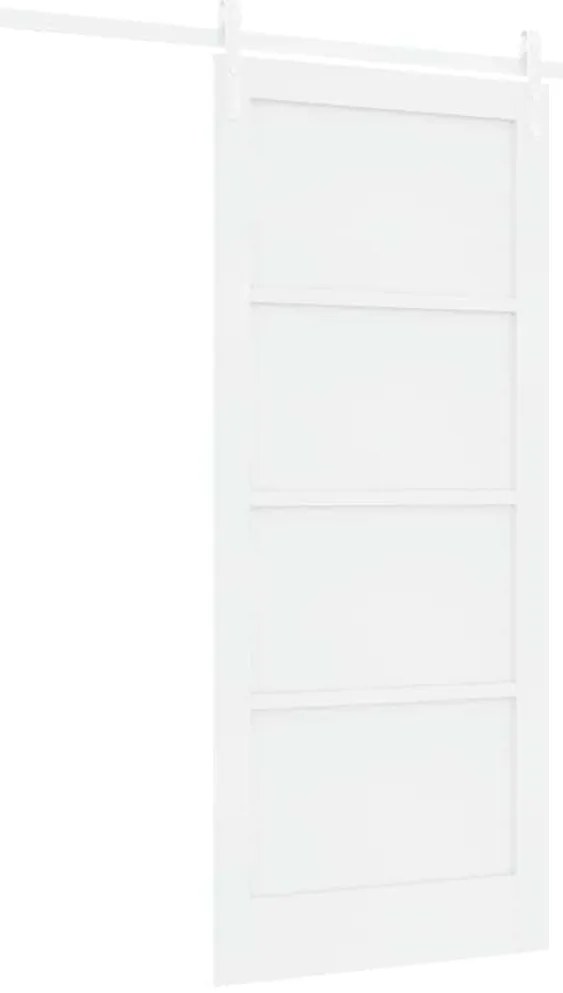 vidaXL Συρόμενη Πόρτα Λευκό 86 x 198.5 cm