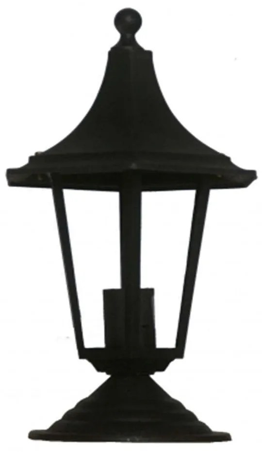 Φωτιστικό Δαπέδου 10-0181 34,5x20,5x20,5cm E27 10W Led IP44 Black Heronia