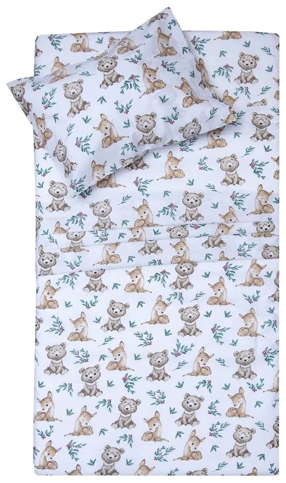 Κουβερλί Βρεφικό Κάρλι White Viopros 120x160cm 100% Cotton