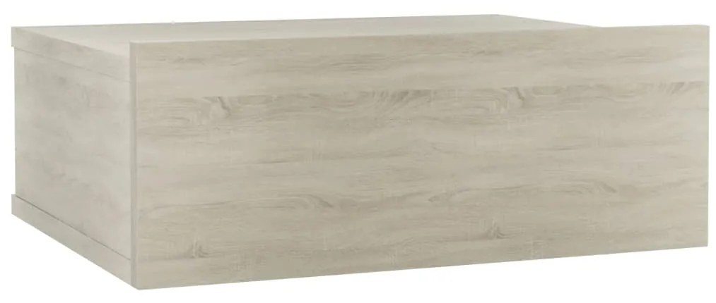 vidaXL Κομοδίνο Κρεμαστό Sonoma Δρυς 40x30x15 εκ. από Επεξ. Ξύλο