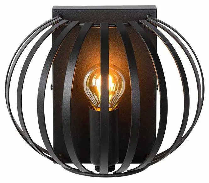 Φωτιστικό Επίτοιχο Lucide 78274-01-30 MANUELA Μαύρο Ματ (Black Mat)
