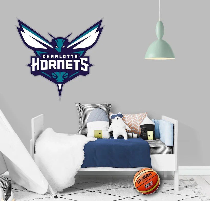 Αυτοκόλλητο τοίχου NBA Hornets SP62 70cm