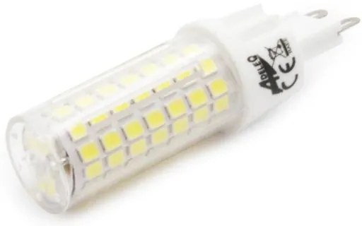 Adeleq Λάμπα LED SMD Κεραμικό G9 6W Διάφανο Ντιμαριζόμενο Ψυχρό 13-90609