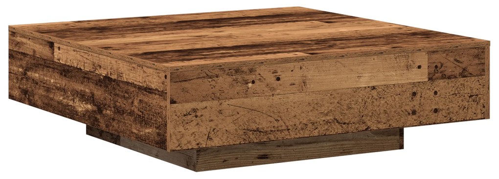 vidaXL Τραπέζι καφέ από παλιό ξύλο 100x100x31 εκ.