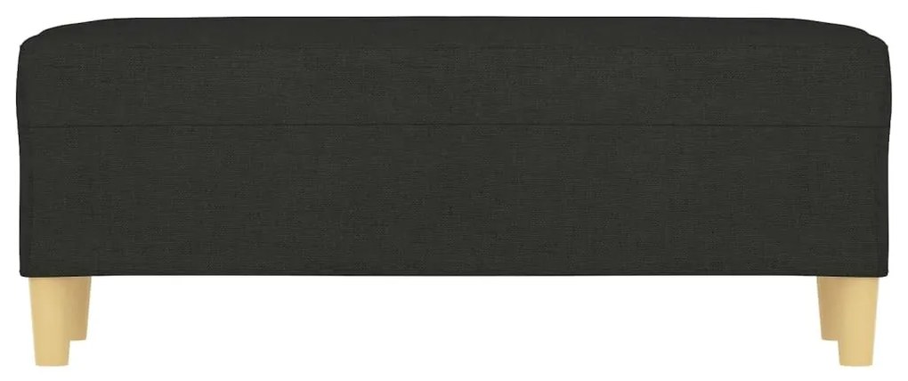Πάγκος Μαύρος 100x35x41 εκ. Υφασμάτινος - Μαύρο