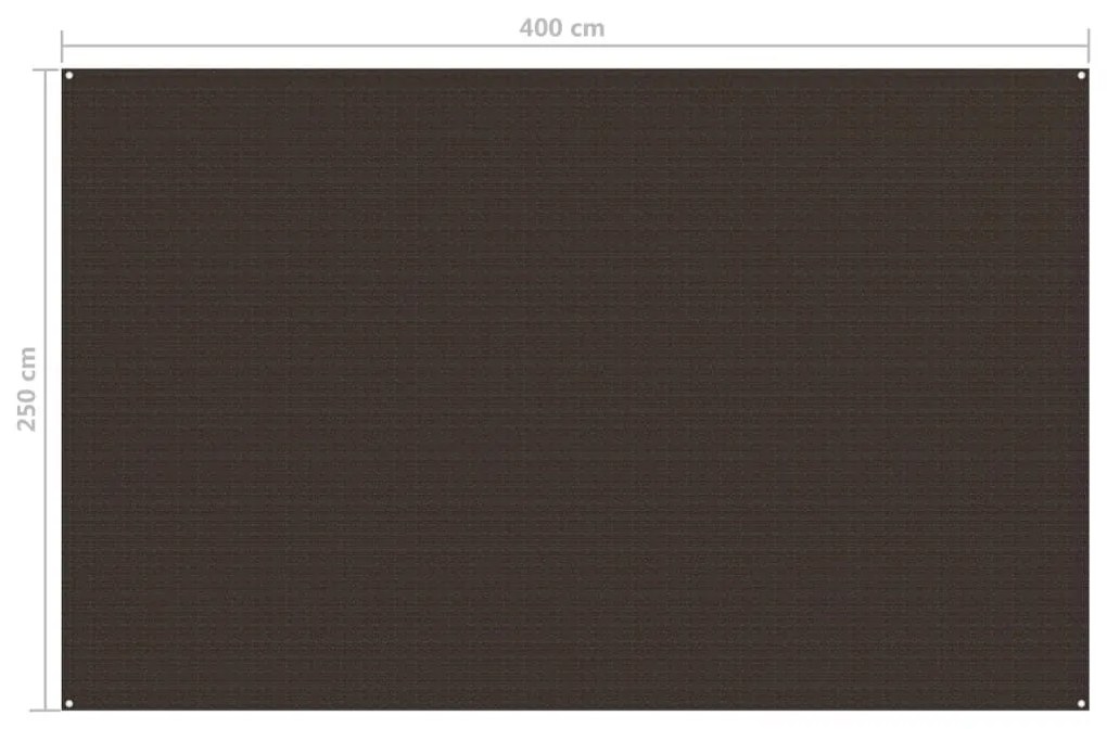 Χαλί Σκηνής Καφέ 250 x 400 εκ.