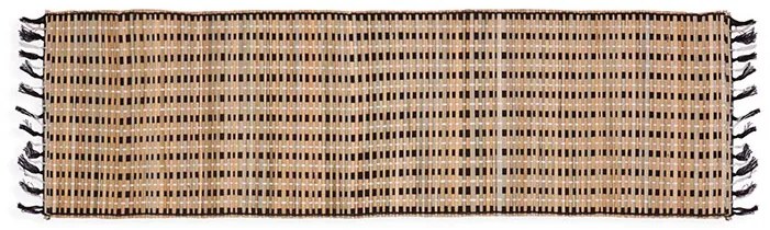 Τραβέρσα Straw Natural/Black 45x150 Nef-Nef Homeware