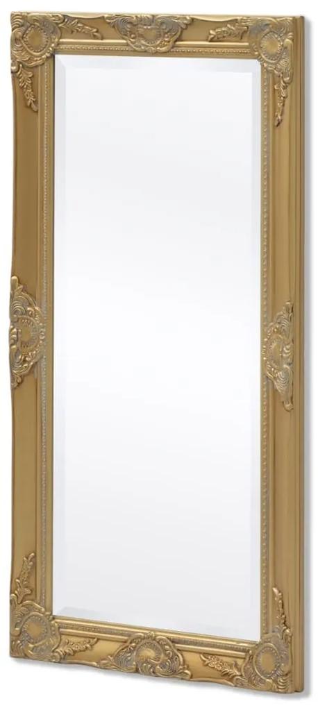 Καθρέφτης Τοίχου με Μπαρόκ Στιλ Χρυσός 100 x 50 εκ. - Χρυσό