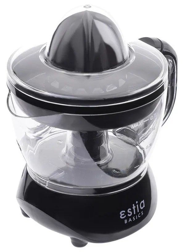 Λεμονοστιφτης Black Plus Πλαστικός 40W Με Δυο Κωνους 700ml Μαύρος - Estia