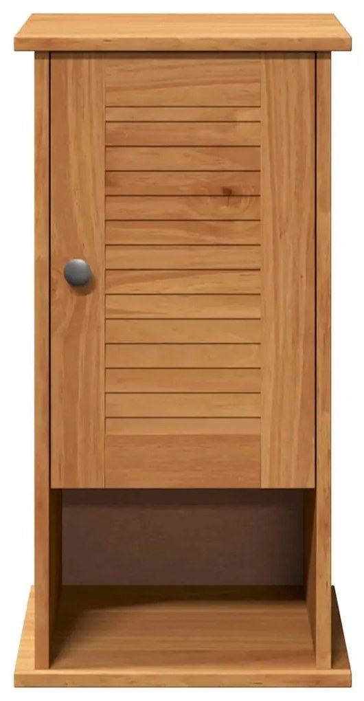vidaXL Τοίχου Ντουλάπα Μπάνιου VIGO καφέ μελί 37 x 34 x 71.5 εκ.