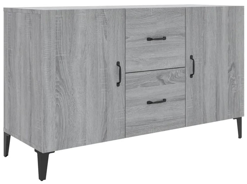 vidaXL Μπουφές Γκρι Sonoma 100 x 36 x 60 εκ. από Επεξεργασμένο Ξύλο
