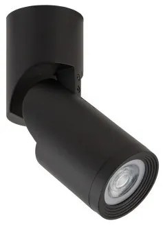 Σποτ Φωτιστικό Ράγας GU10 15W IP20 Mike Nowodvorski-7658-Μαύρο 7658