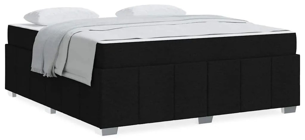 vidaXL Σκελετός Κρεβατιού Μαύρο 180 x 200 cm ύφασμα