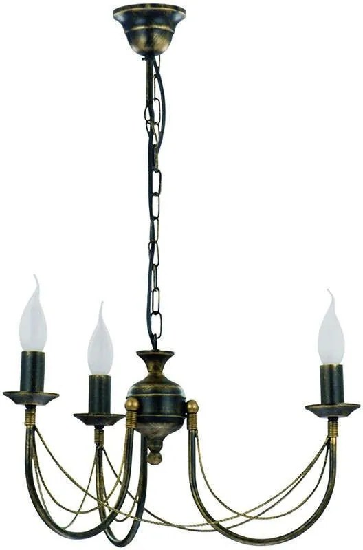 Φωτιστικό Οροφής Ares III 204 Black-Gold Nowodvorski Metal