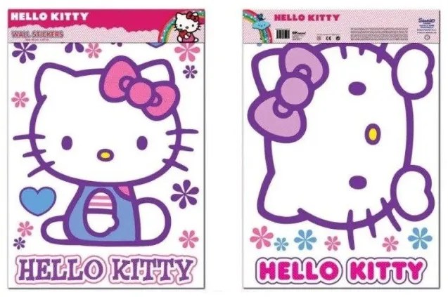 Αυτοκόλλητα Τοίχου Hello Kitty XL 5204 Ango Dalber-5204-Ροζ 5204