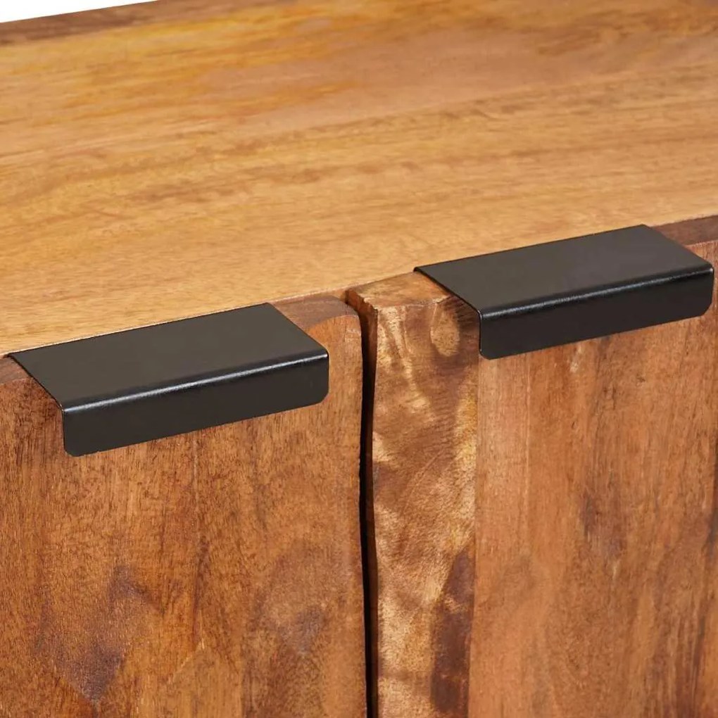 vidaXL Πλαϊνό γραφείο Καφέ Φινίρισμα Ακακίας 60 x 33 x 75 cm