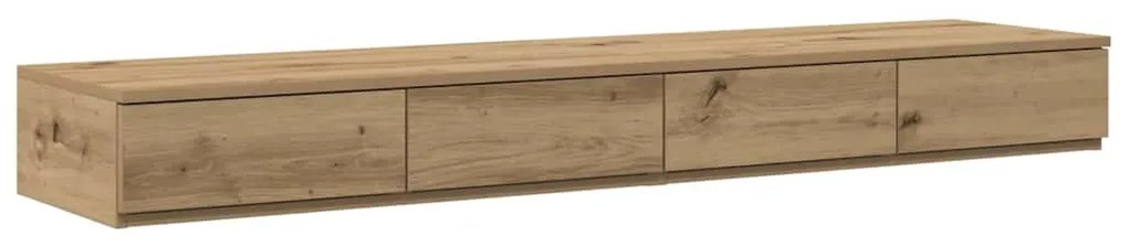 vidaXL Κρεβάτι με αποθηκευτικό χώρο με συρτάρι Artisan Oak 135 cm