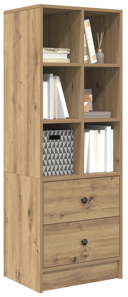 vidaXL Μονάδα Ραφιών Artisan Oak Artisan Oak Επεξεργασμένο ξύλο Μεσαίο