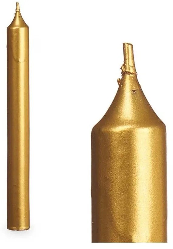 Κερί Κηροπήγιου (Σετ 8Τμχ) 029.92412 21cm Gold Wax
