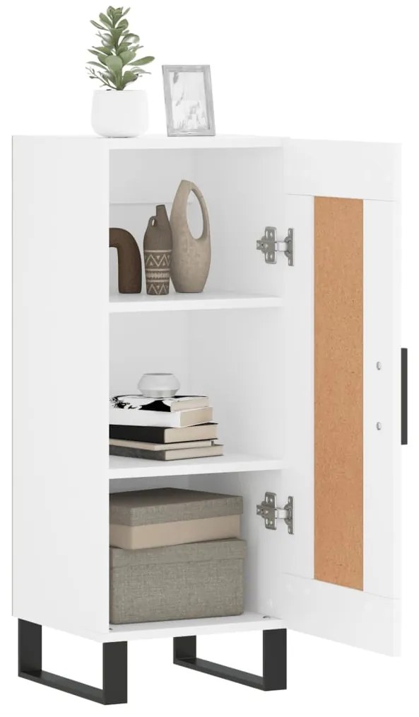 vidaXL Ντουλάπι Λευκό 34,5 x 34 x 90 εκ. από Επεξεργασμένο Ξύλο