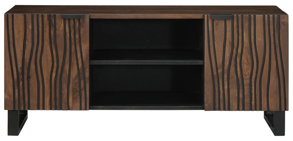 vidaXL Έπιπλο Τηλεόρασης 105x33.5x46 εκ. Μασίφ Ξύλο Μάνγκο