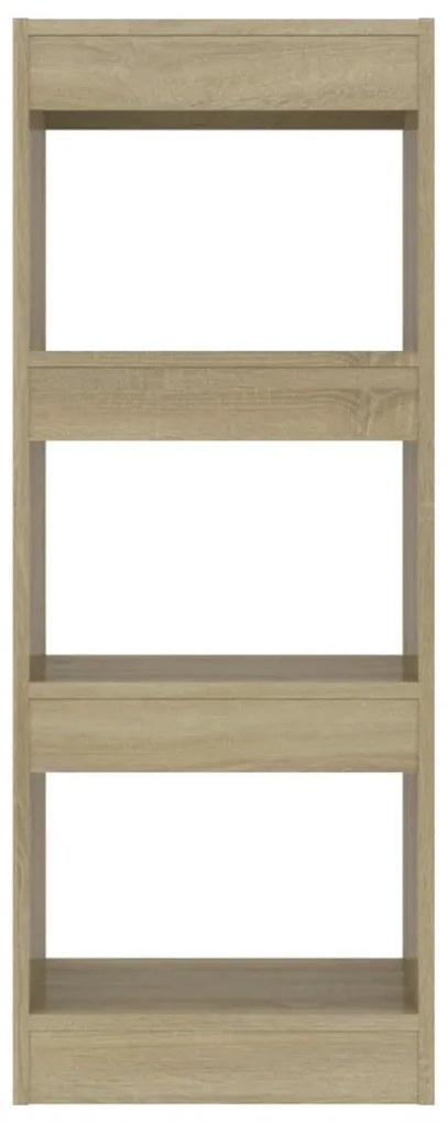 vidaXL Βιβλιοθήκη/Διαχωρ. Χώρου Sonoma Δρυς 40x30x103 εκ. Επεξ. Ξύλο