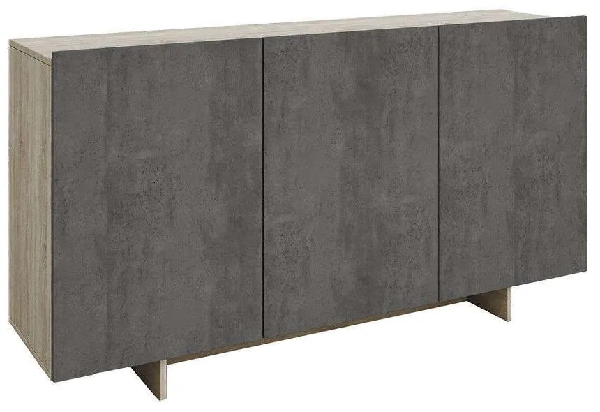 Μπουφές Intro Sonoma Dark 150x40x79,5cm 05-0264 Μελαμίνη