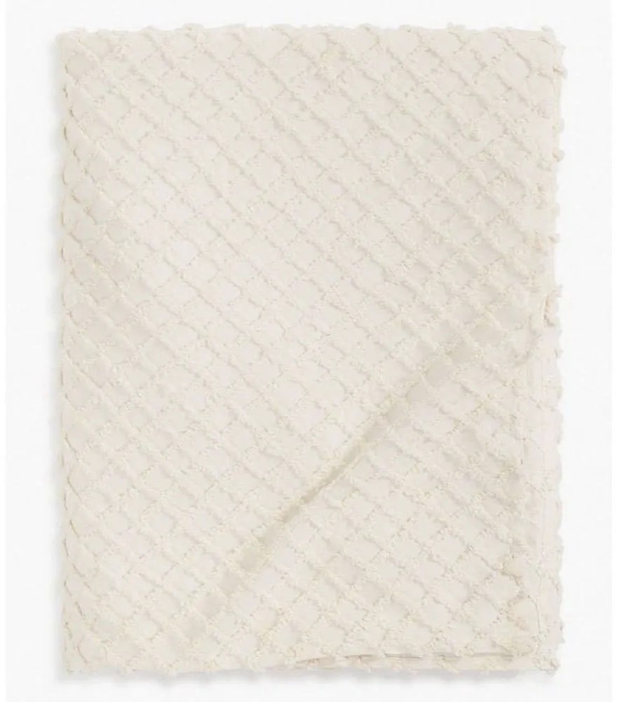 Ριχτάρι Royal CAROYA180CRU Ecru Calma House Διθέσιο 180x260cm 100% Cotton