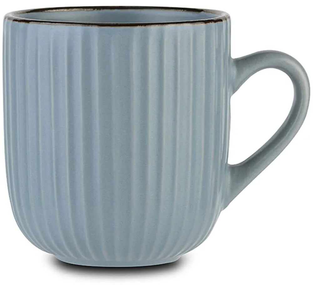 Κούπα Penelope 10-017-007 13x9x11cm 350ml Blue Nava Πηλός