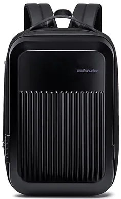 ARCTIC HUNTER τσάντα πλάτης B00487 θήκη laptop 15.6", λουκέτο TSA, μαύρη