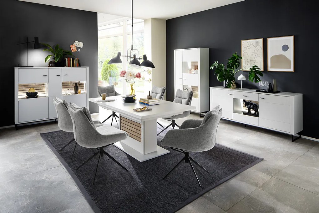 Tibet Τράπεζι Μασίφ Ακακία Σκούρο Καφέ 180x100x77