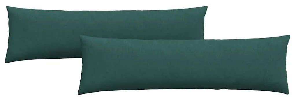 vidaXL Μαξιλάρι Καναπέ 2 pcs Σκούρο Πράσινο 145 x 40 εκ. ύφασμα