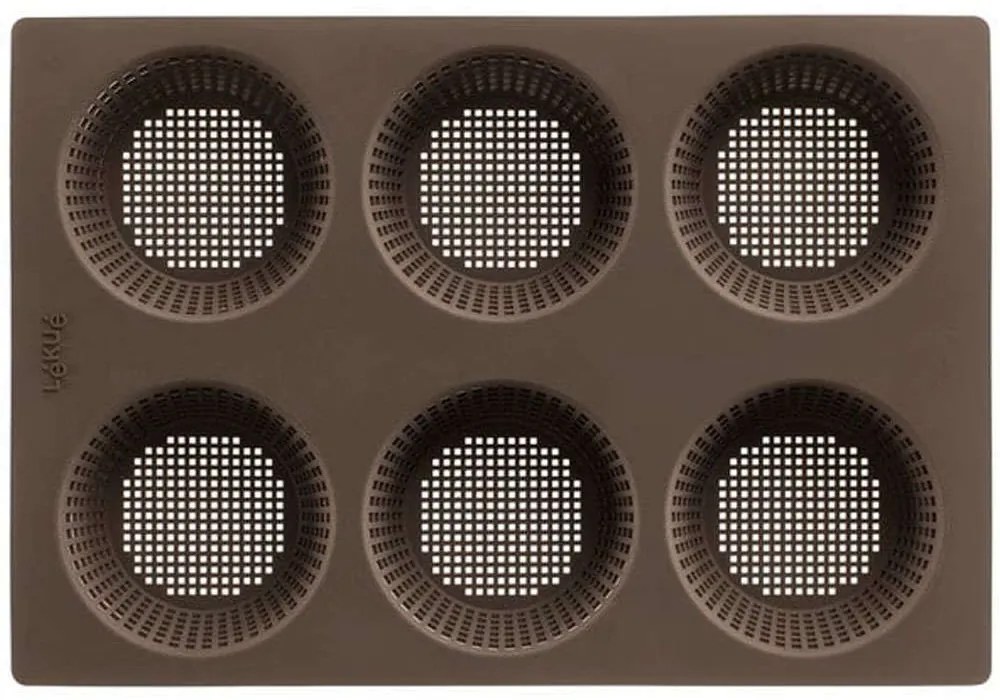 Φόρμα Για Ψωμάκια 6 Θέσεων 882661 20x29x2cm Brown Lékué Silicone