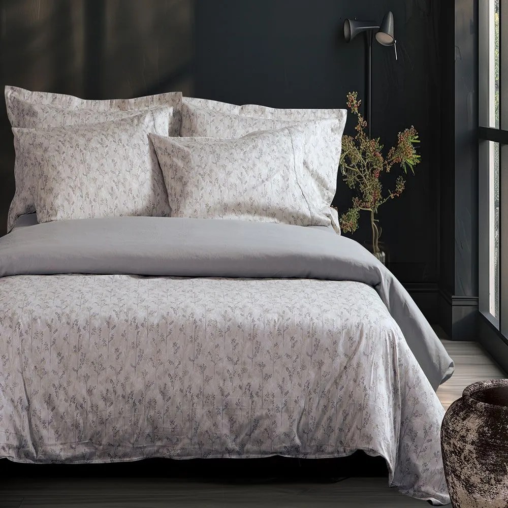 Σεντόνια Darwood (Σετ 4τμχ) Light Grey Nef-Nef Homeware King Size 270x280cm 100% Βαμβακοσατέν