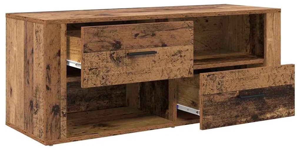 vidaXL Ντουλάπι TV Παλιό Ξύλο 100 x 35 x 40 εκ Επεξεργασμένο ξύλο
