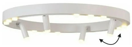 ΟΡΟΦΗΣ Φ/Σ LED 48W COB ΛΕΥΚΟ ΑΛΟΥΜΙΝΙΟ 3000K 4320LM D65ΧΗ6,5CM MAGNETO ACA JNBC48LED65WH