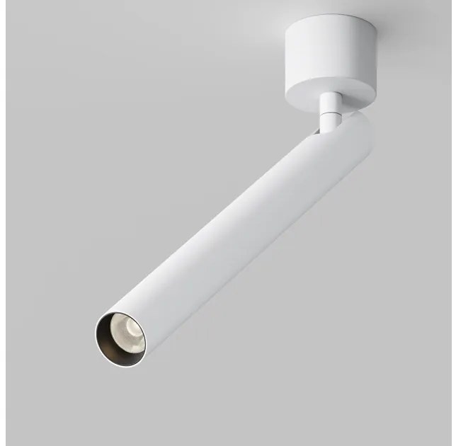 Σποτ Φωτιστικό Οροφής LED 6W Λευκό 30cm Περιστρεφόμενο Focus T C141CL-L300-6W3K-W Maytoni C141CL-L300-6W3K-W