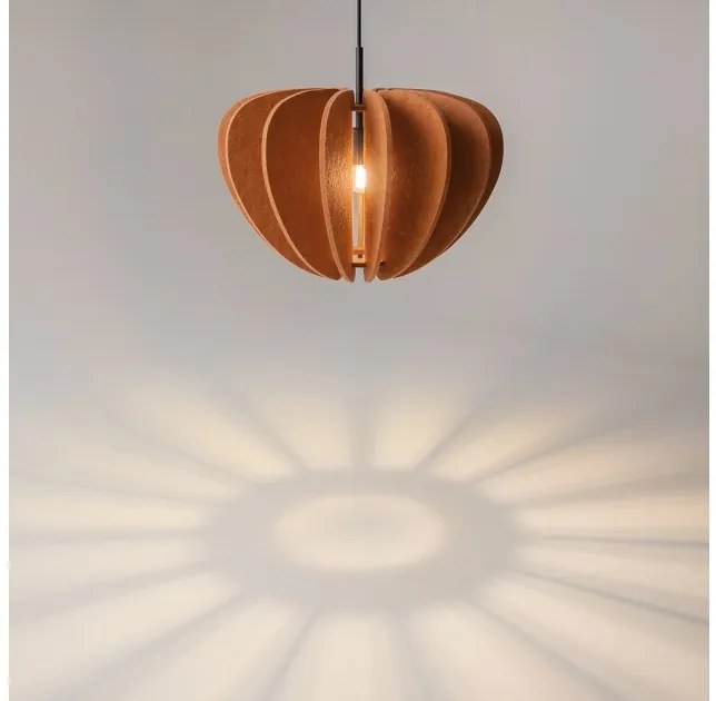 Κρεμαστό Φωτιστικό Οροφής 1xE27 Φ47,5cm Cambio Maytoni MOD398PL-01BR Καφέ