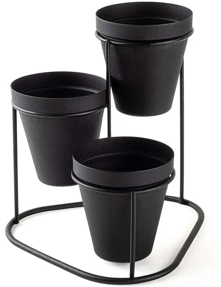 Κασπώ 247HFM1155 19x19x20cm Black Aberto Design Metal