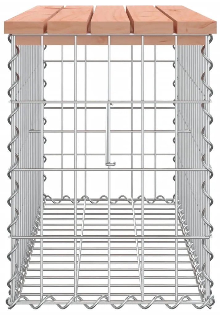 vidaXL Πάγκος Κήπου Συρματοκιβώτιο 83x31,5x42 εκ. Μασίφ Ψευδοτσούγκα