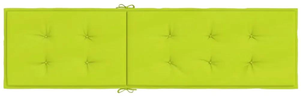 vidaXL Μαξιλάρι Σεζλόνγκ Φωτεινό Πράσινο (75+105) x 50 x 3 εκ.