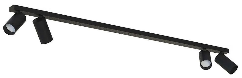 Φωτιστικό Οροφής - Σποτ Mono 7843 4xGU10 10W Black Nowodvorski Metal, Plastic