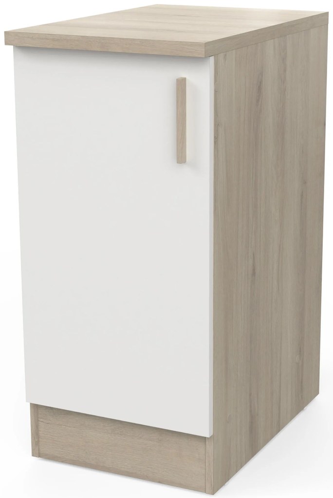 Επιδαπέδιο ντουλάπι Poppy 40-Fusiko-Leuko