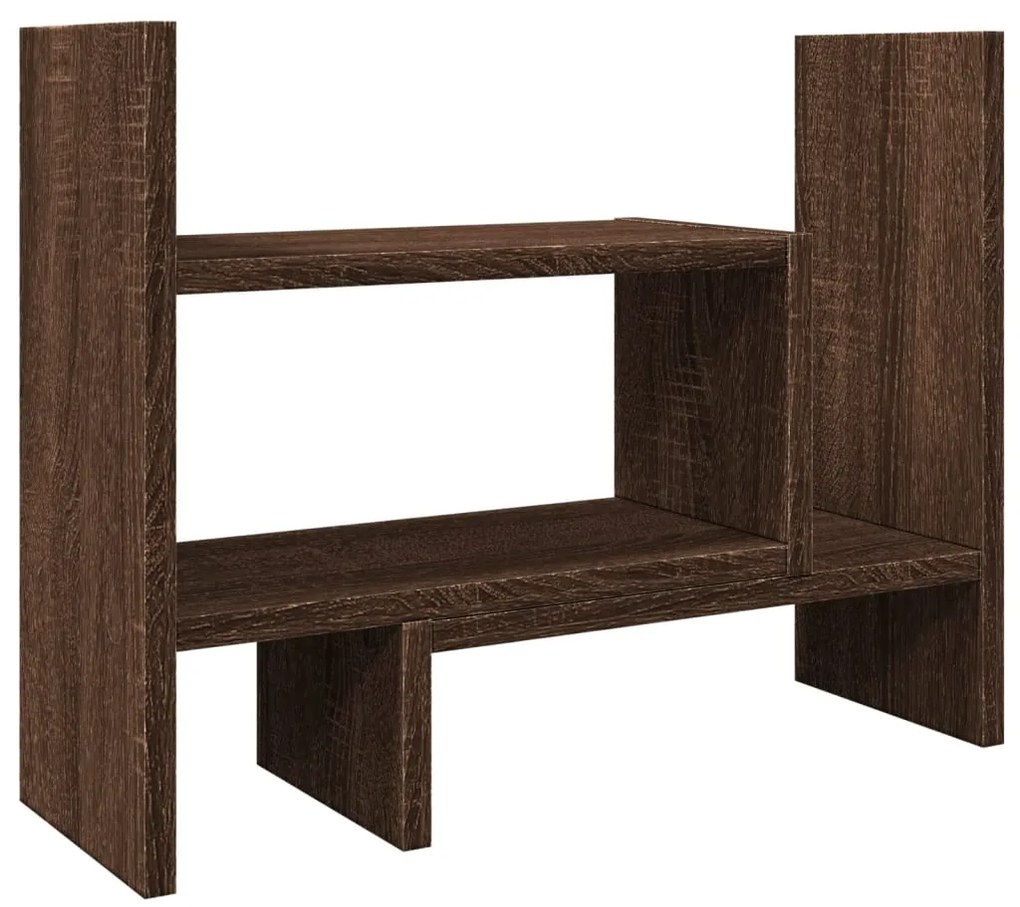 vidaXL Έπιπλο Οργάνωσης Γραφείου Καφέ Δρυς 38,5x17x39 εκ Επεξ. Ξύλο