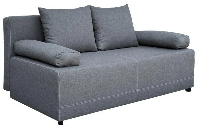 Καναπές - Κρεβάτι Nuvia Fylliana με Γκρί ύφασμα 190x80x85εκ. 190x80x85 εκ.